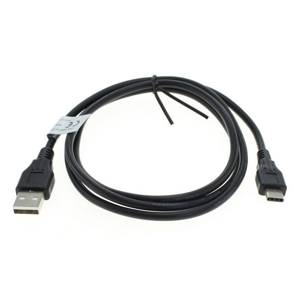 Datenkabel USB-A/USB Typ C-Anschluss, 1m Länge, max. Output 5V/1A, für z.B. für Huawei, Samsung, etc