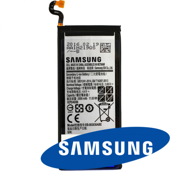 Akku Original Samsung für Galaxy S7 G930, Typ EB-BG930ABE, 3000 mAh, 3.8V