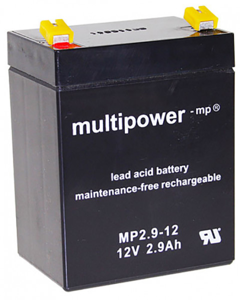 Blei-Akku Multipower MP2.9-12, 12 Volt, 2,9 Ah