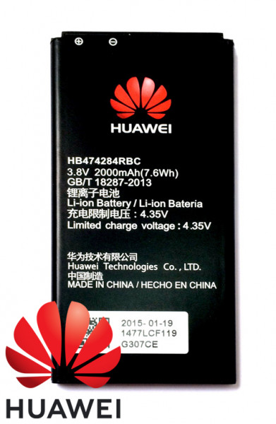 Akku Original Huawei für Ascend G521, G615, G620, Y550, Y625, Y635, Honor Holly, Typ HB474284RBC