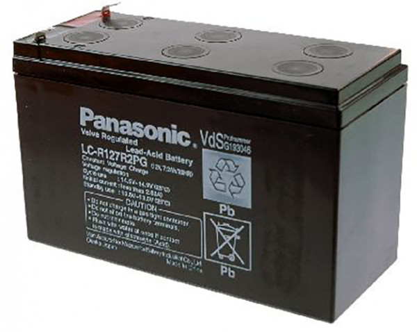 Blei-Akku Panasonic LC-R127R2PG, 12 Volt, 7,2 Ah