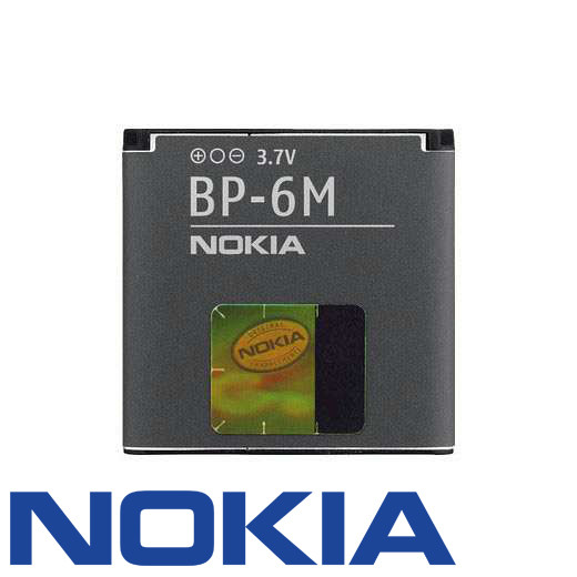 Akku Nokia original BP-6M für 3250 XpressMusic, 6151, 6233, 6234, 6280, 6288, 9300, N73, N77, N93