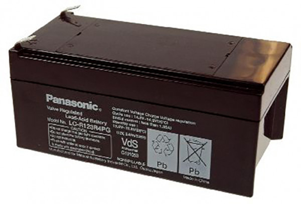 Blei-Akku Panasonic LC-R123R4PG, 12 Volt, 3,4 Ah