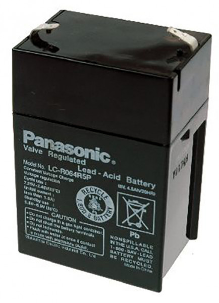 Blei-Akku Panasonic LC-R064R5P, 6 Volt, 4,5 Ah