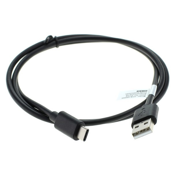 Datenkabel USB-A auf USB Typ C-Anschluss, 1m Länge, 3A, für z.B. für Huawei, Nokia, Samsung, Sony