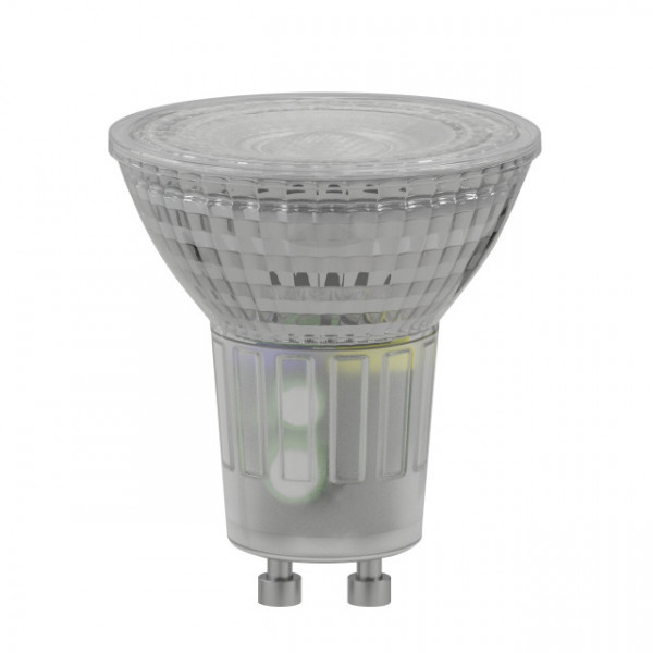 LED-Lampe Duracell Glas Spot GU10, 230V, 5W, A+, warmweiß 3000k, nicht dimmbar