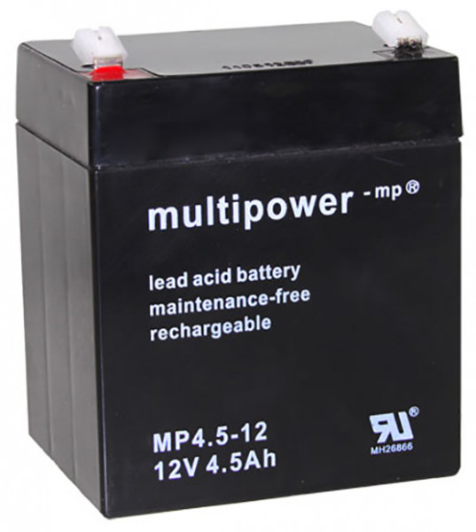 Blei-Akku Multipower MP4.5-12, 12 Volt, 4,5 Ah