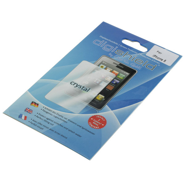 Displayschutzfolie für iPhone 5/5S, SE, standard-klar, 2 Stück